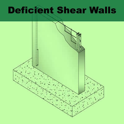 Deficient Shear Walls