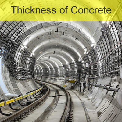Thickness Measurement of Concrete
