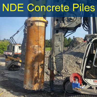 NDE-concrete piles