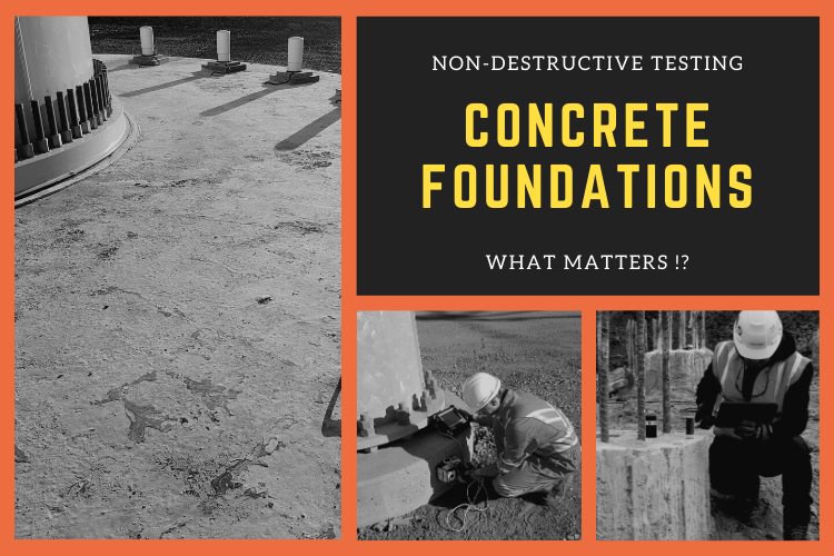 non-destructive testing of concrete foundations